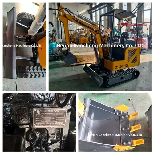 Miniexcavadora de 1,5 toneladas lista para su entrega a Europa