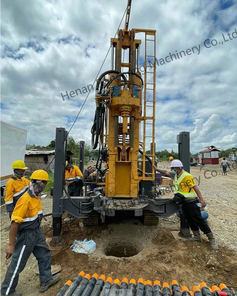 Borehole Drilling Rig worksite Borehole Drilling Rig worksite
